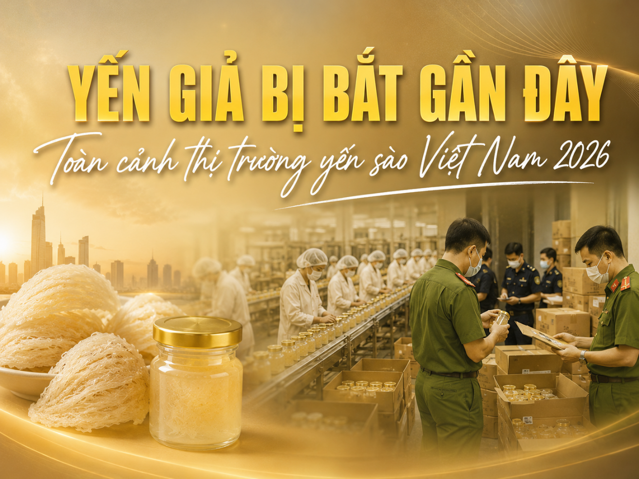 Yến giả bị bắt gần đây: Toàn cảnh thị trường yến sào Việt Nam 2026 